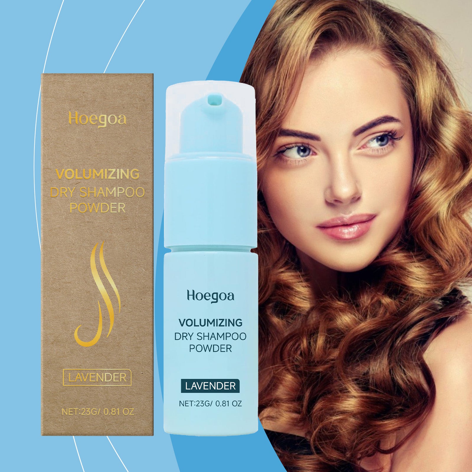 Hoegoa Leave-In Hair Drying Spray Hair Drying Plant Essence Cleans Light, Refreshing And Fluffy Hair