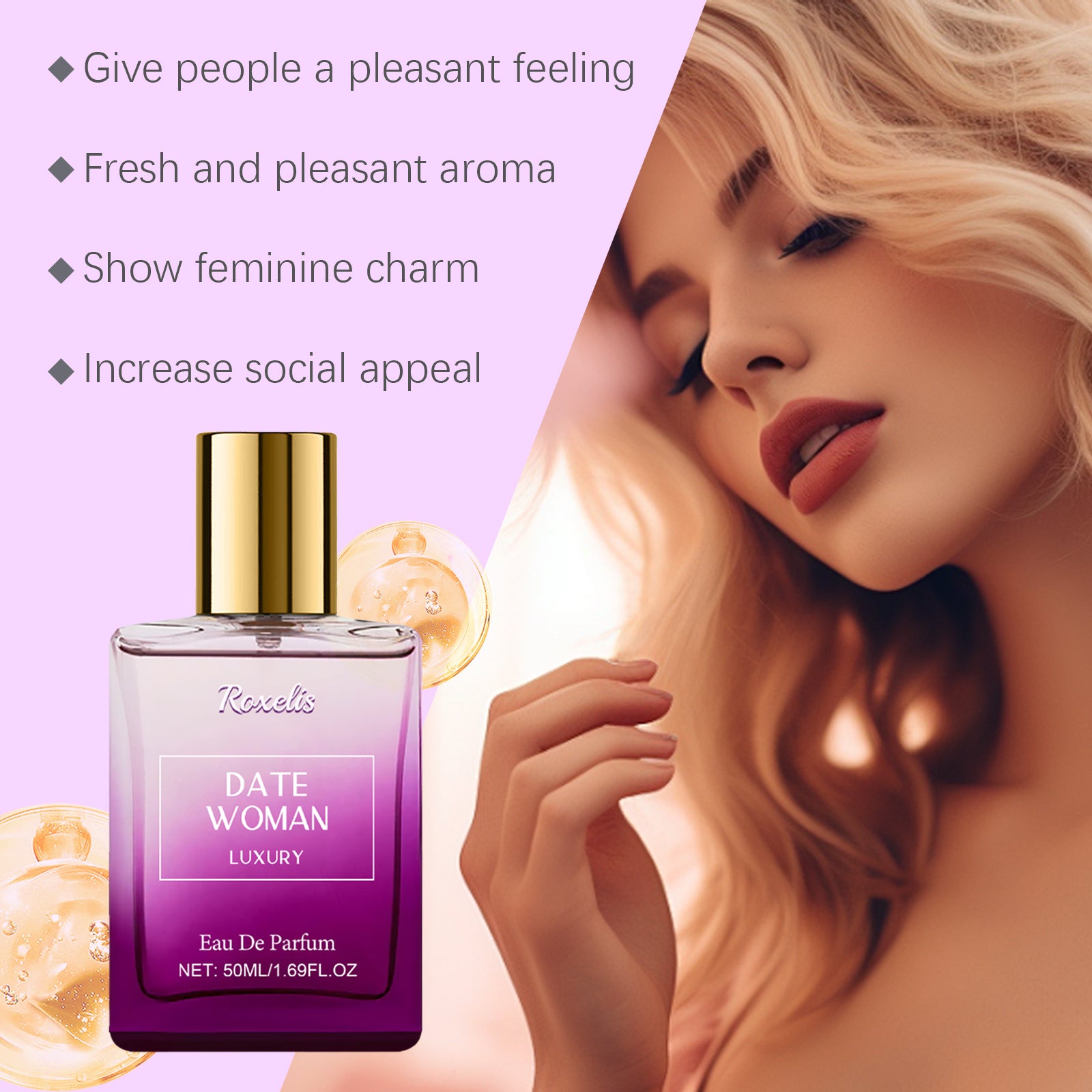 Roxelis Herbal Charm Perfume Herbal Charm Perfume Lasting Cigarette Rain Garden Wood Rose Scent Scent