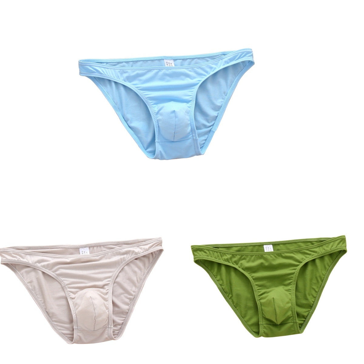 Men's Pure Cotton Briefs 3D Breathable Sweat Absorbing