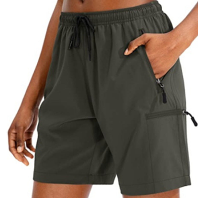 Outdoor Leisure Loose Track Pants Running Fitness Workout Stretch Quick-drying Shorts For Women