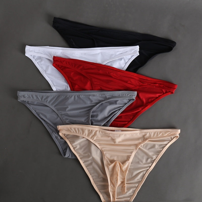 Low Waist Transparent Youth Breathable Men's Triangle Underwear