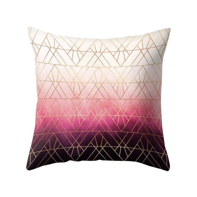 Bright Color Geometry Pattern Throw Pillow Case Cushion Cover Sofa Bed Decor Fashion