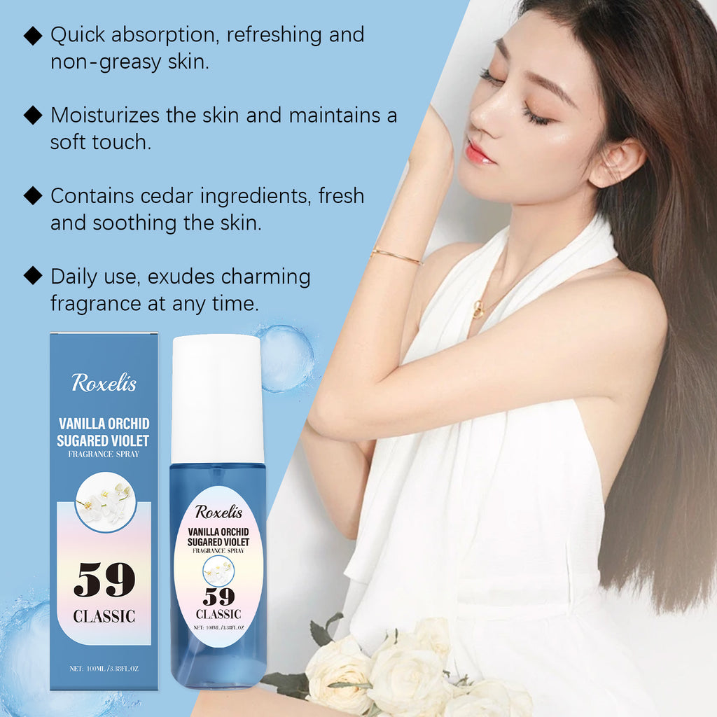 Roxelis Light Fragrant Orchid Body Fragrance Natural Fragrant Light Fragrant Orchid Body Fragrance Fragrance Fresh And Elegant Fragrance