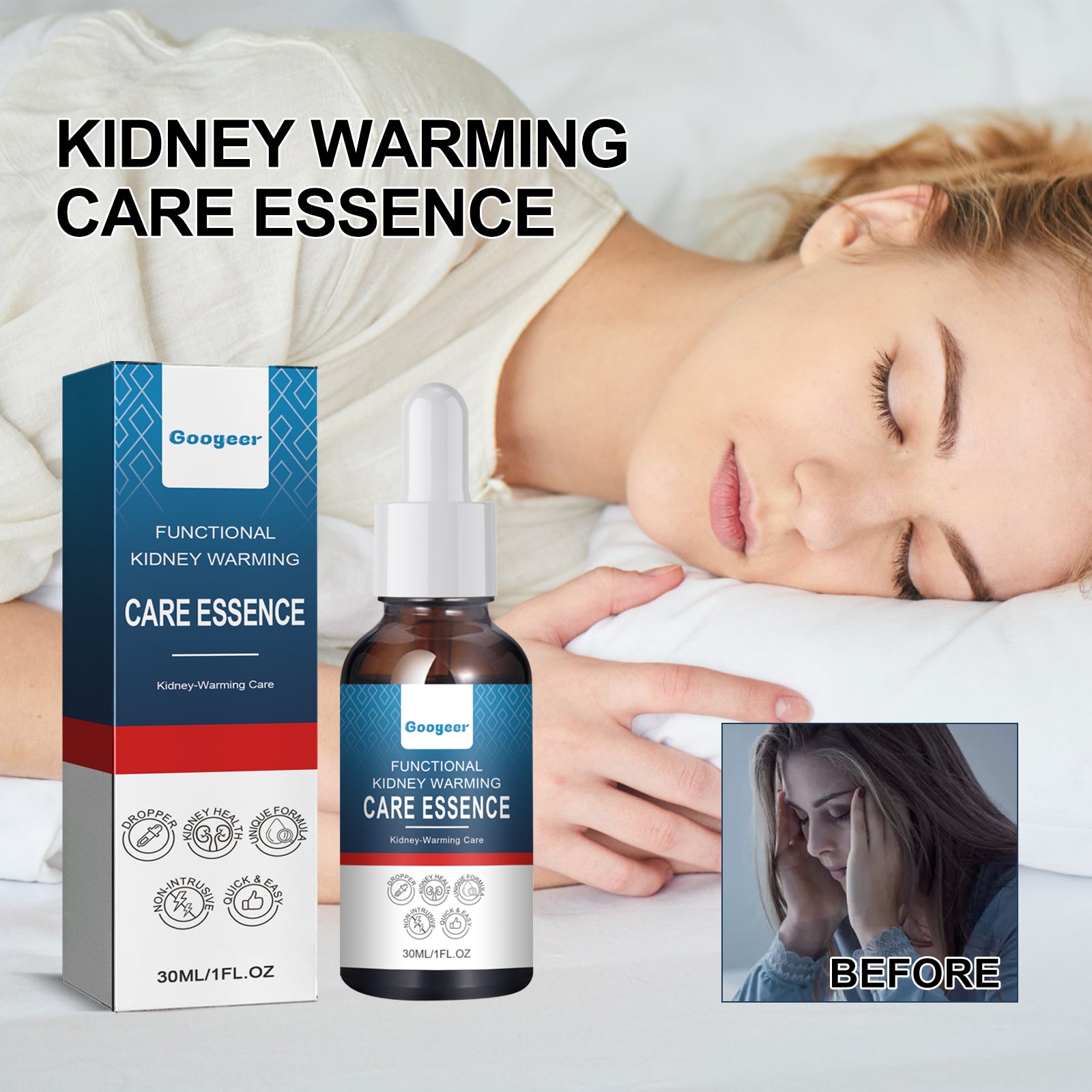 Googeer Body Care Drops Improve Sleep, Relieve Back Pain, Weak Urine Frequency Body Care