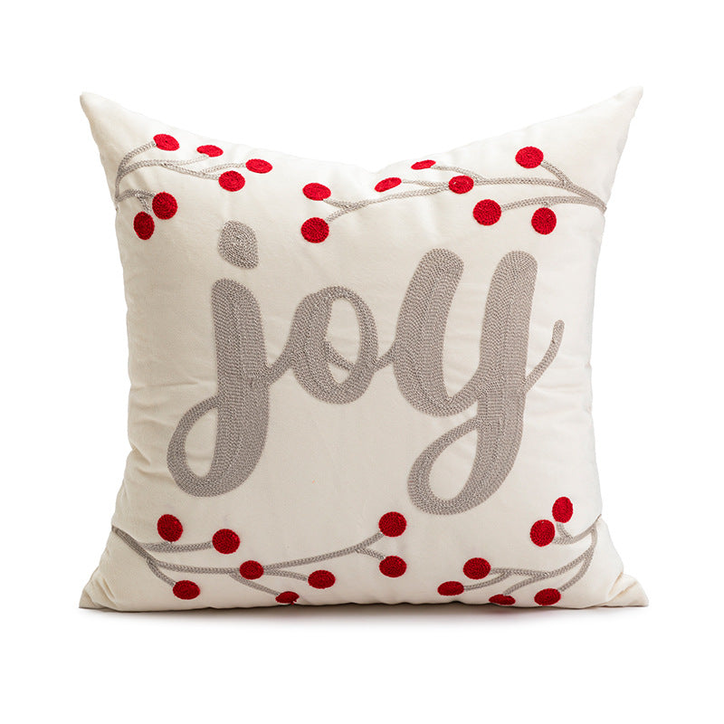 Christmas Day Ins style decorative embroidered pillows Christmas party cushions Living room sofas Bedhead pillowcases