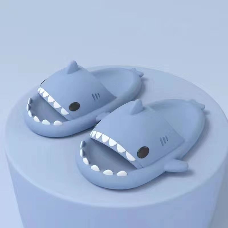 Shark Children's Slippers Summer Boys And Girls Cartoon Indoor Household Non-Slip Bath Baby Sandals And Slippers For Women