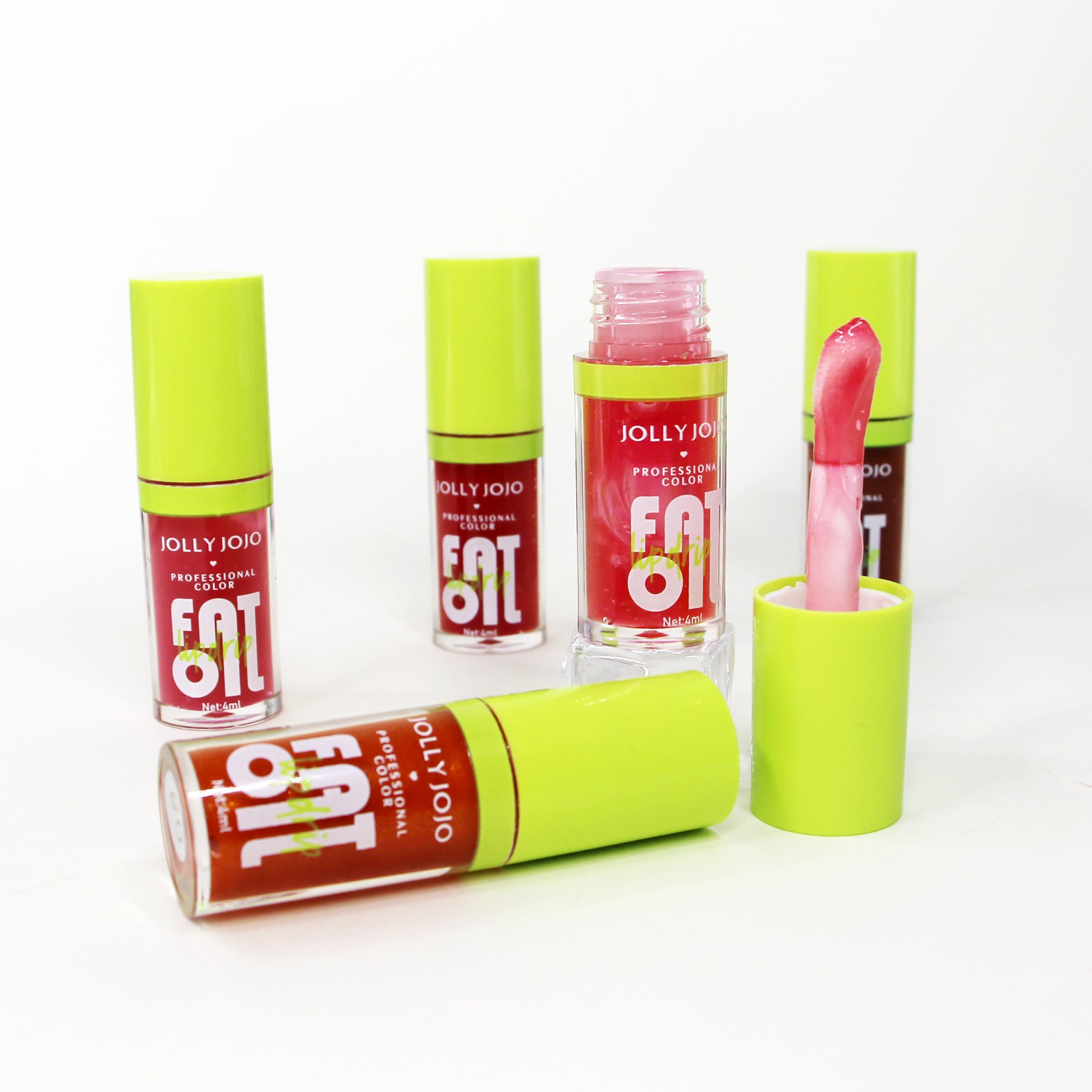 8-pack Vegan Tinted Moisturizing Shimmering Lip Oil Lip Gloss