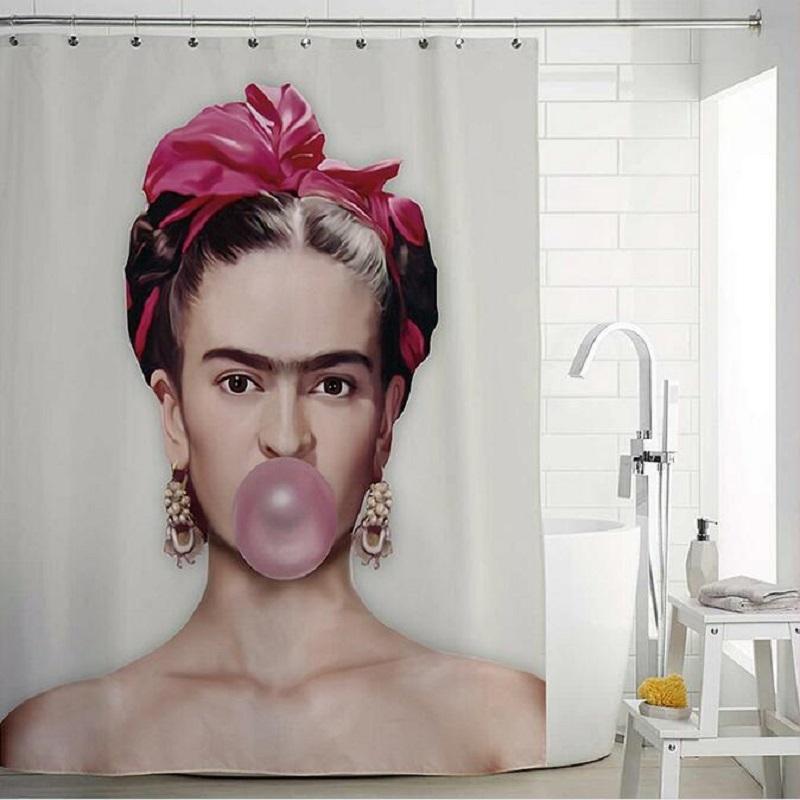 Ethnic style hand-painted Freita Carlo Shower Curtains Rideau de douche Cortina de ducha Bathroom Supplies