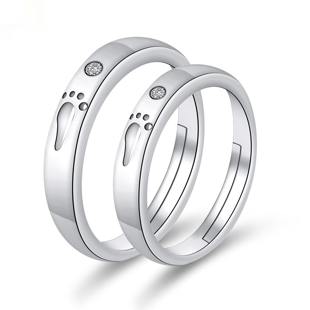 Moissanite Engagement Couple Couple Rings