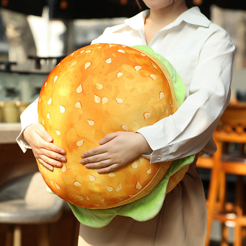 Creative Hamburger Buns Turned Into Cushions