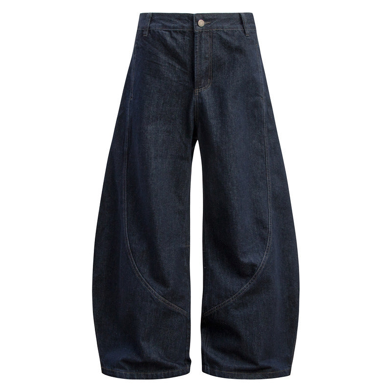 Personality American Sickle Banana Jeans Men