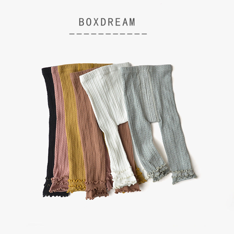 Girls' Leggings Thin Cotton Pants