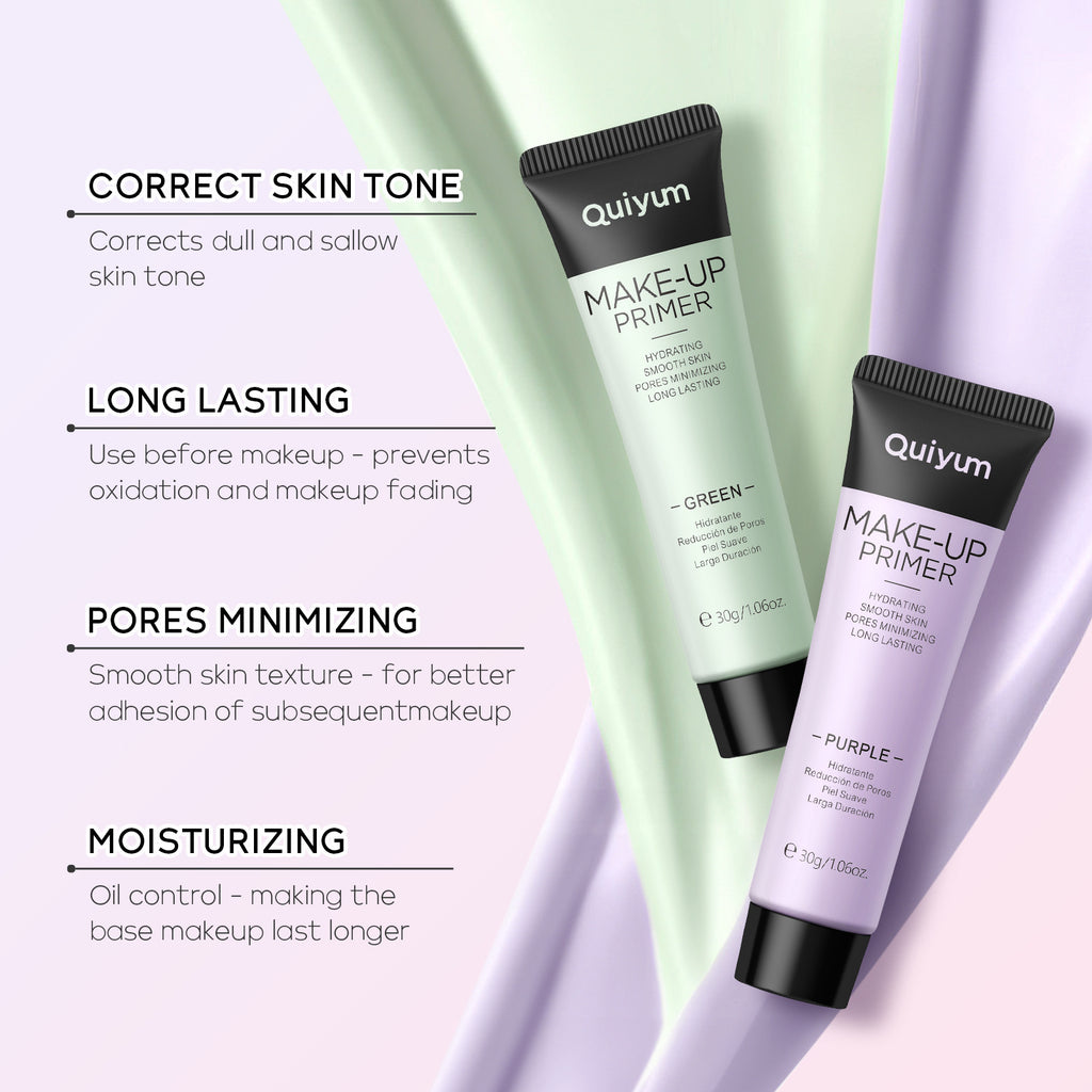 30g Moisturizing Light Moisturizing Base Make-up Primer 4 Colors Color Box