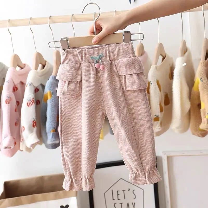 Girls' Children's Casual Pants Spring And Autumn Lantern Pants