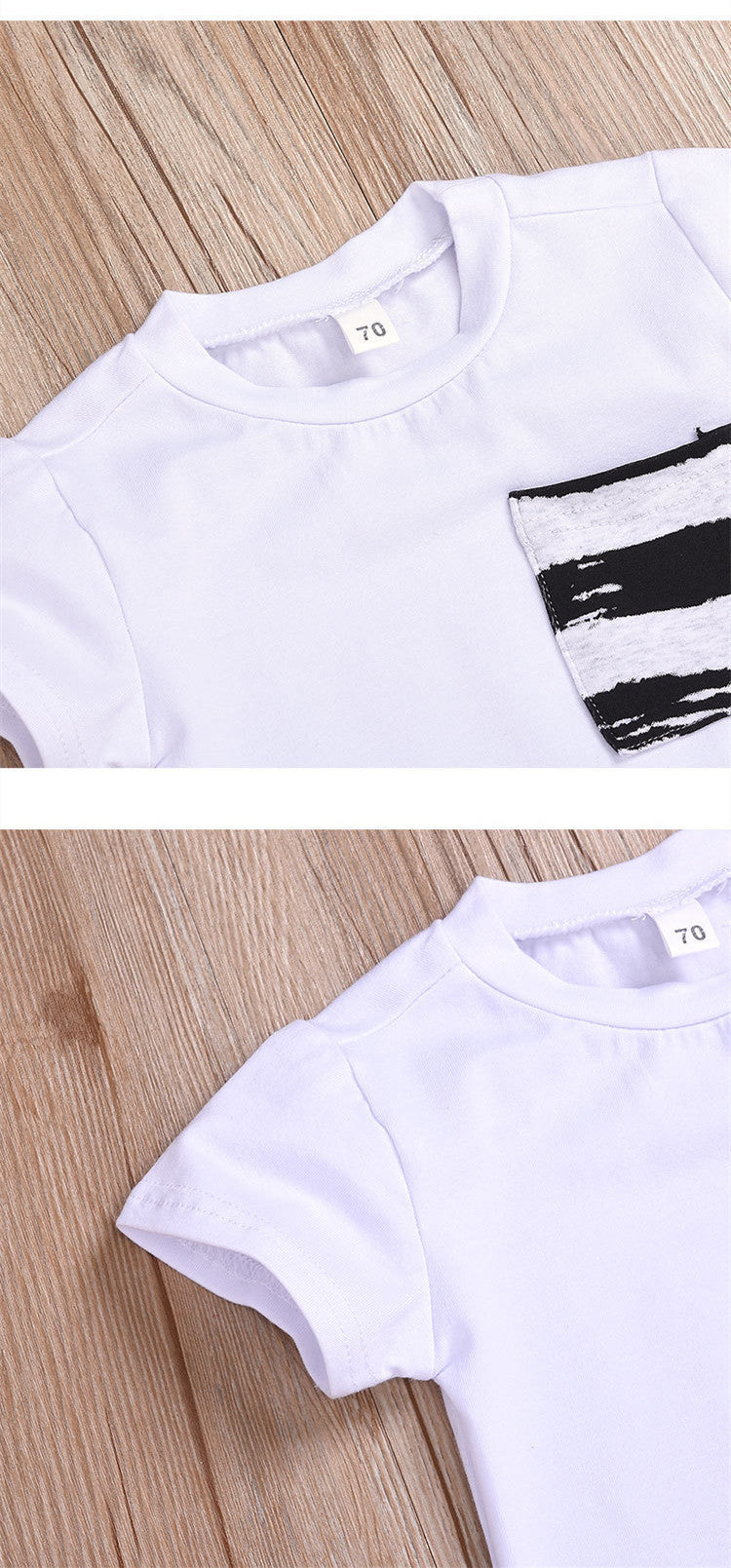 Summer Two-piece T-shirt Shorts Casual Boy Suit