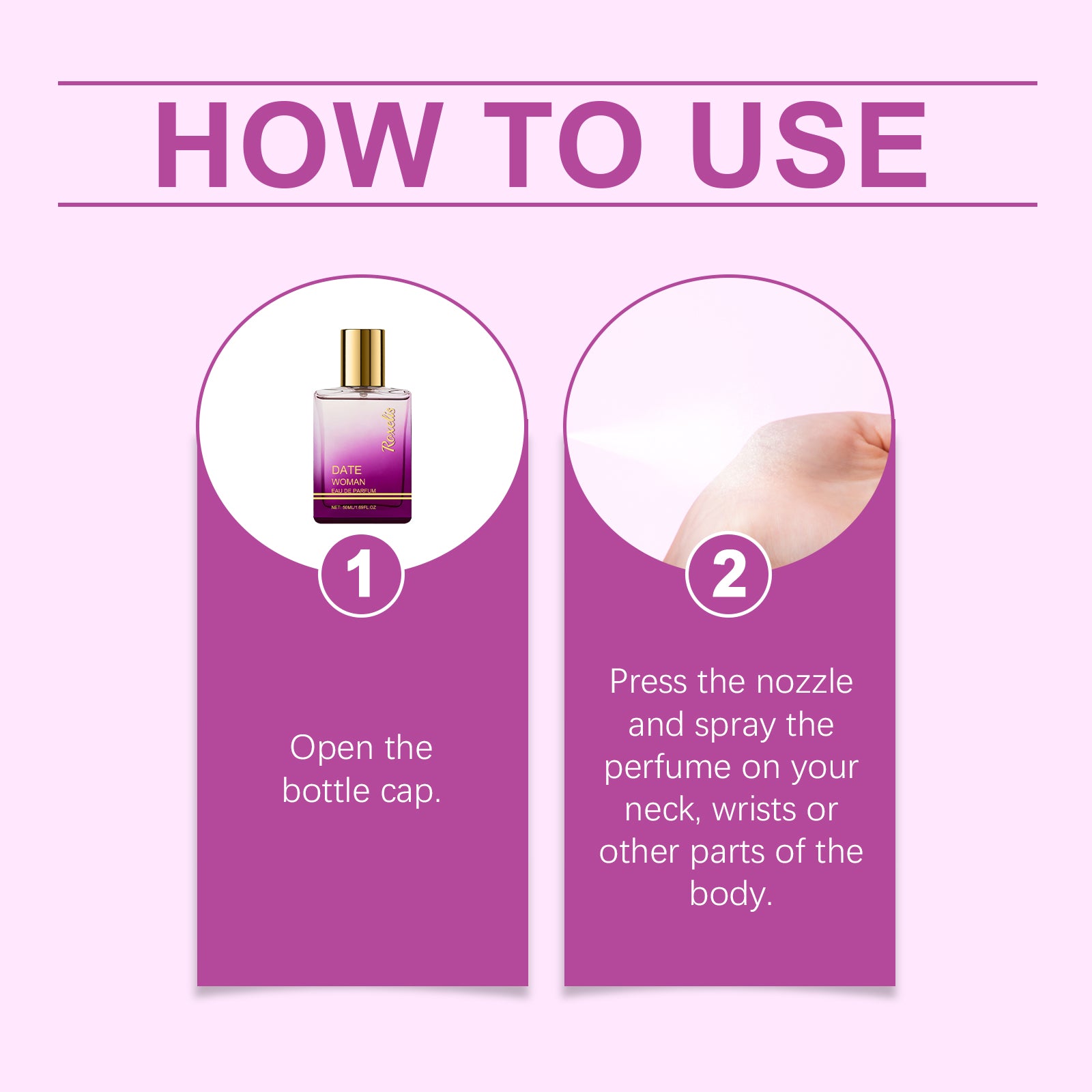 Roxelis Travel Perfume (Saffron)Herbal Charm Perfume Keep Fragrance Release Charm Misty Rain Garden Wood Scent Portable Herbal Perfume