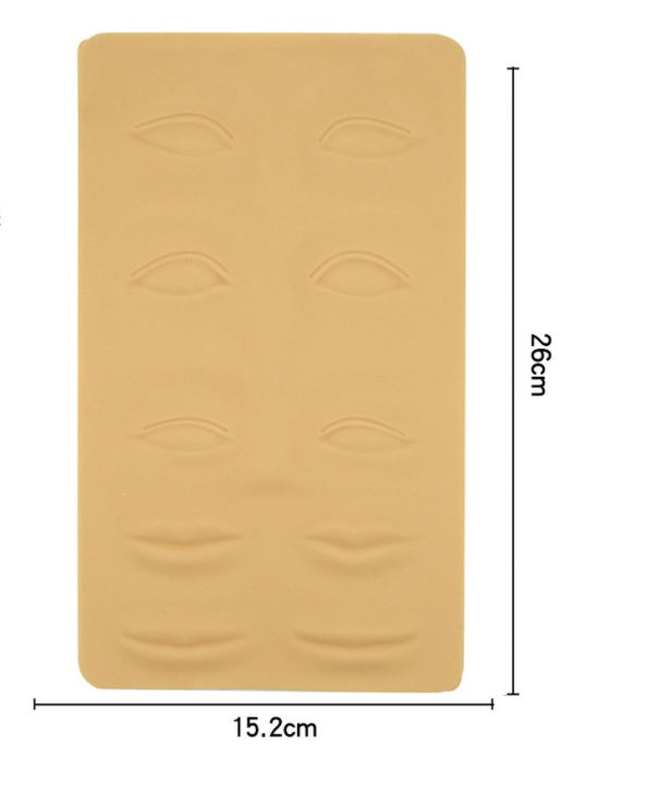 Silicone fake skin for eyebrows and lips blank 3D simulation silicone skin