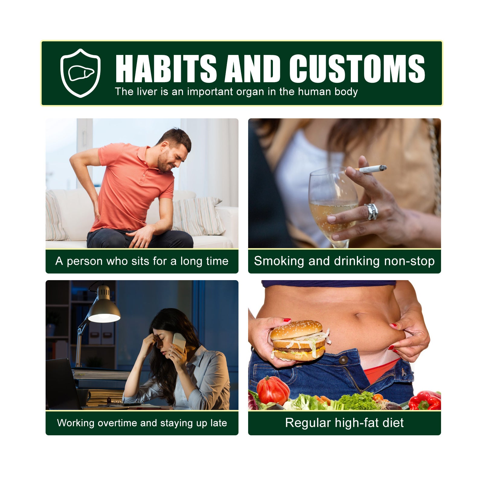 Googeer Body Care Tea Relieves Eye Fatigue Body Discomfort Body Shaping Health Care Individually Packaged Tea Bag