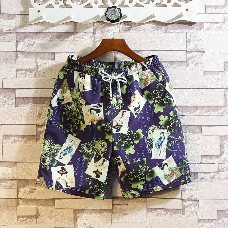 Summer New Casual Pants Men's Sports Shorts