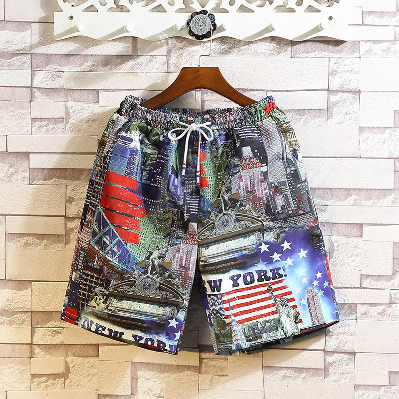 Summer New Casual Pants Men's Sports Shorts