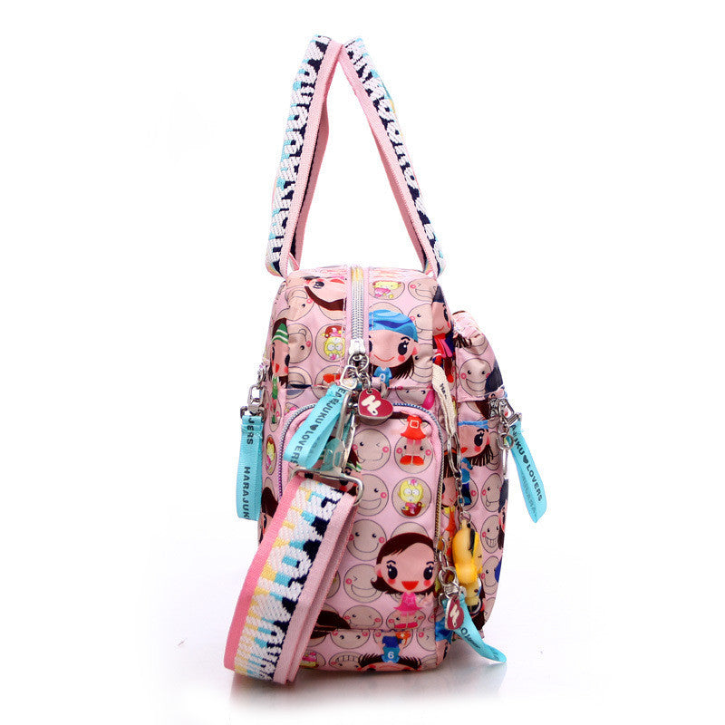 Oxford Cloth Handbags Korean Waterproof Nylon Cloth Shoulder Diagonal Handbags