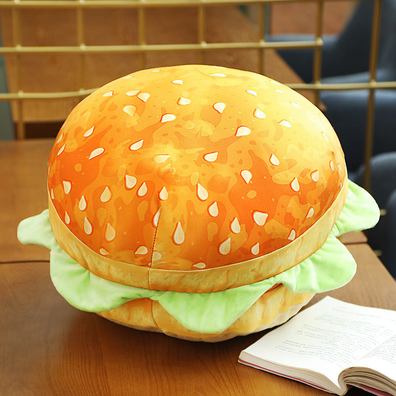 Creative Hamburger Buns Turned Into Cushions