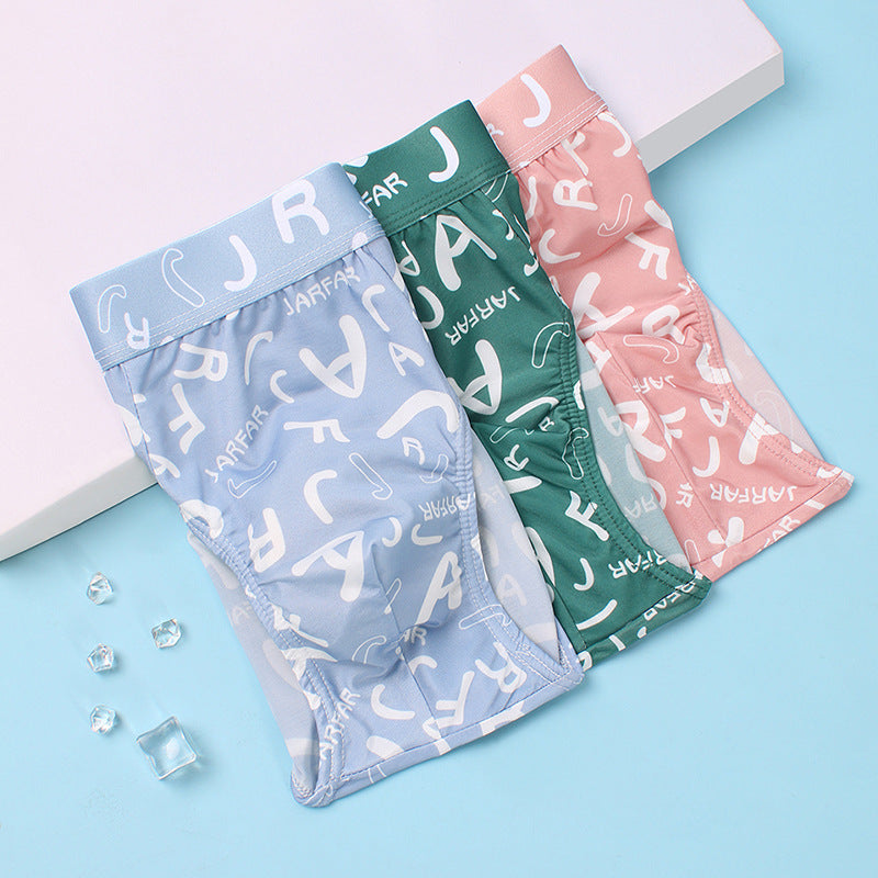 Briefs Student Youth Breathable Trendy Boys Triangle Shorts Head