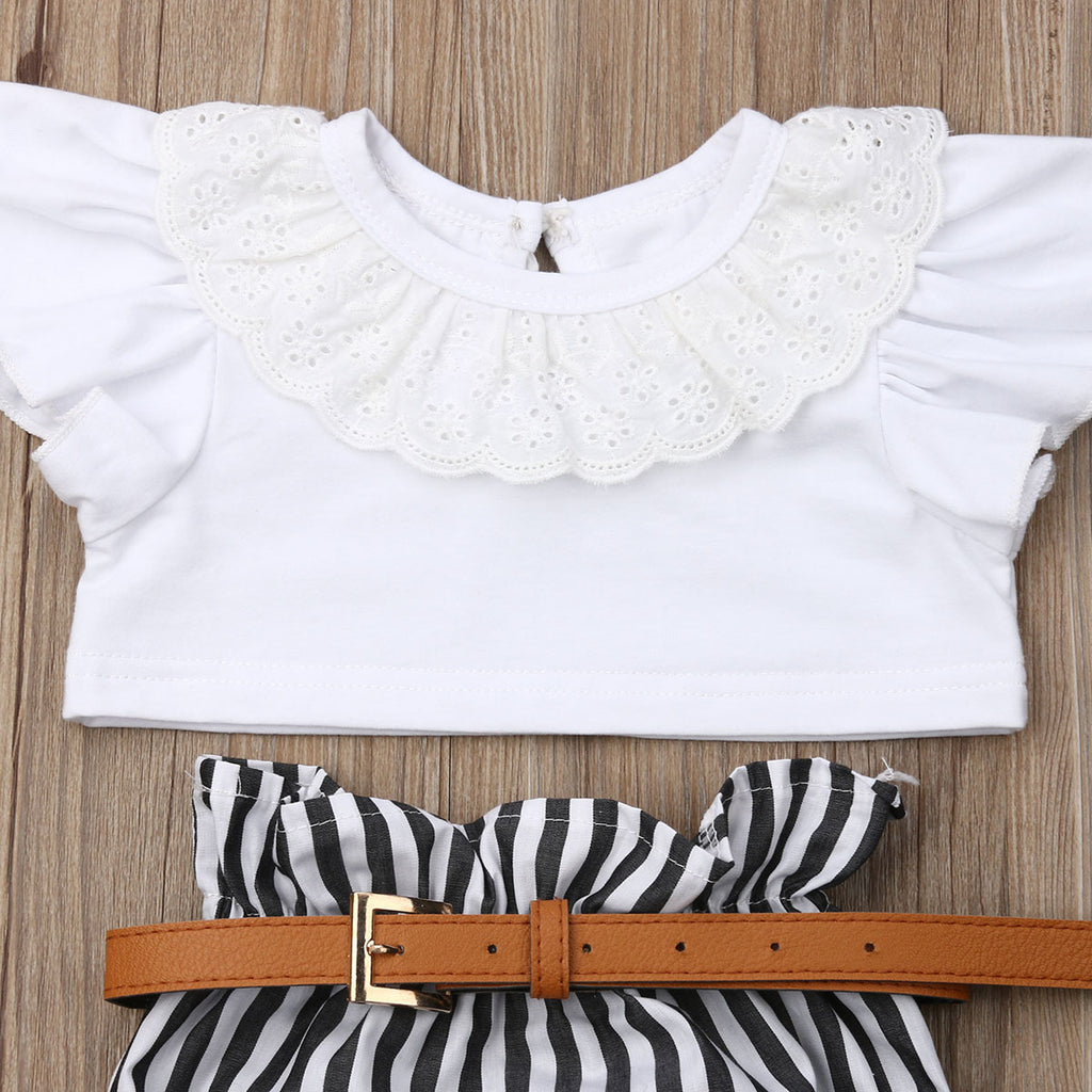 Girls T-shirt shorts suit