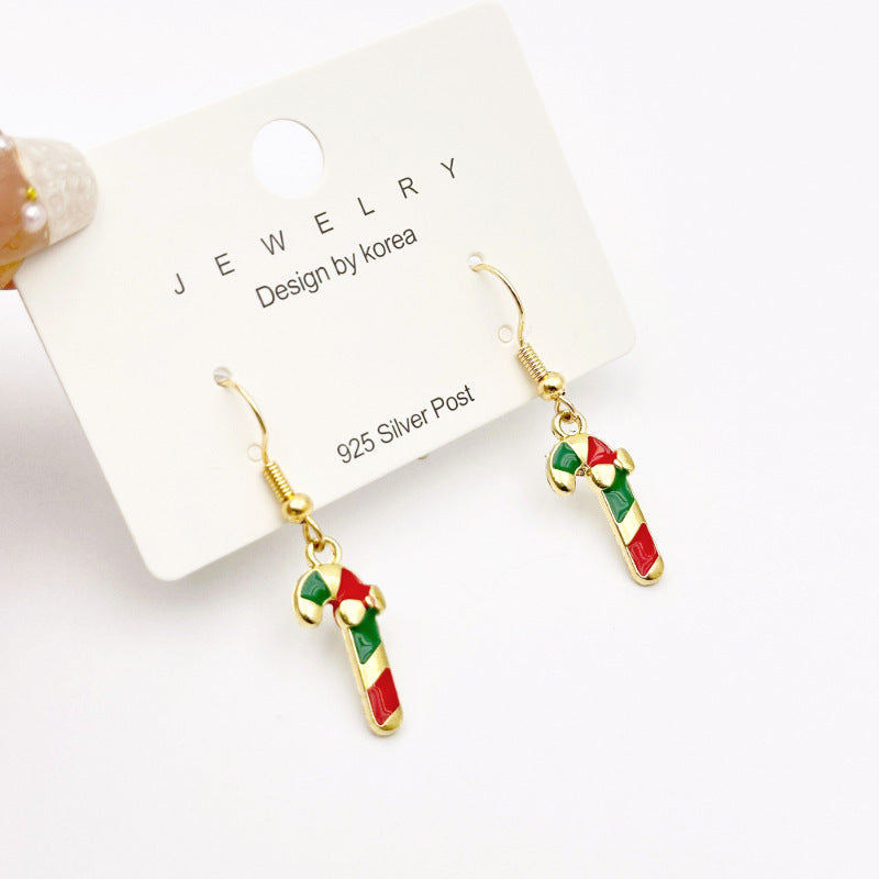 New Red Bow Handmade Beaded Ear Stud Necklace Bracelet