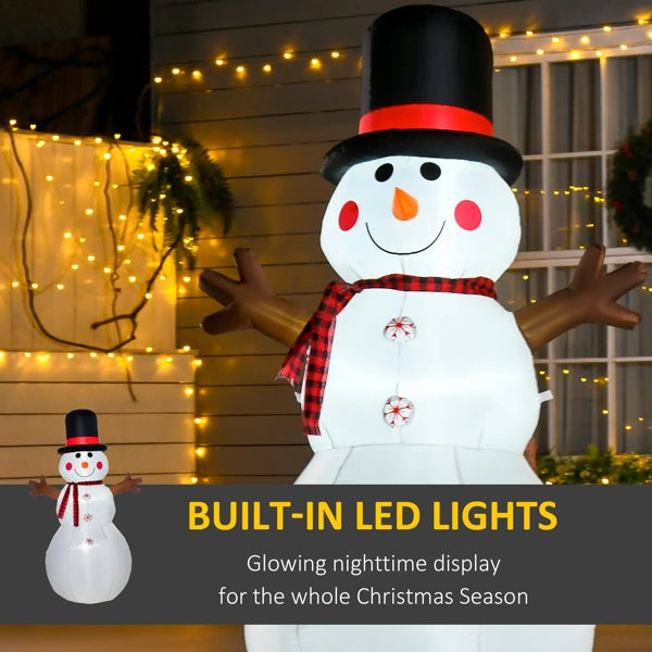 6ft Christmas Inflatables Outdoor Decorations Snowman