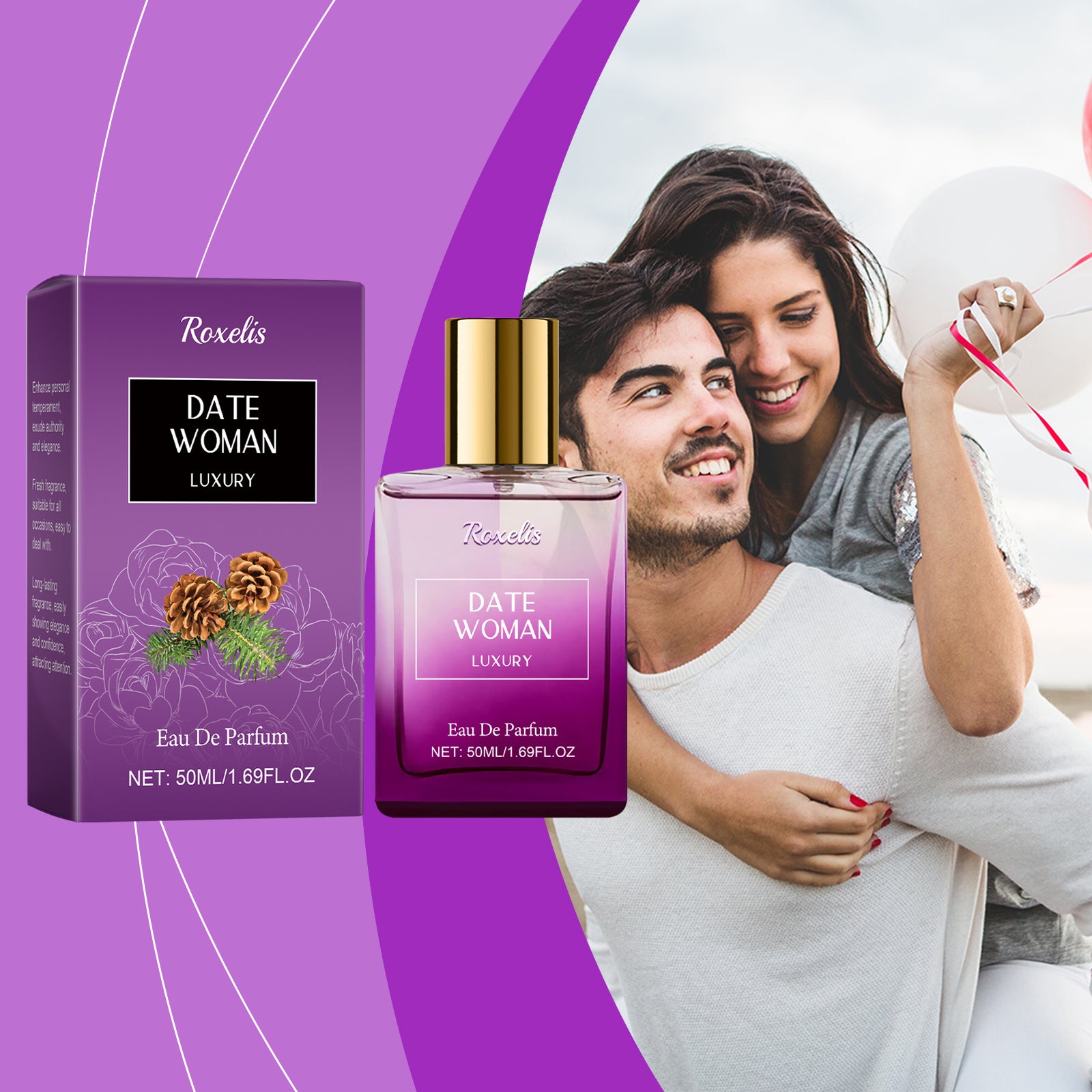 Roxelis Herbal Charm Perfume Herbal Charm Perfume Lasting Cigarette Rain Garden Wood Rose Scent Scent