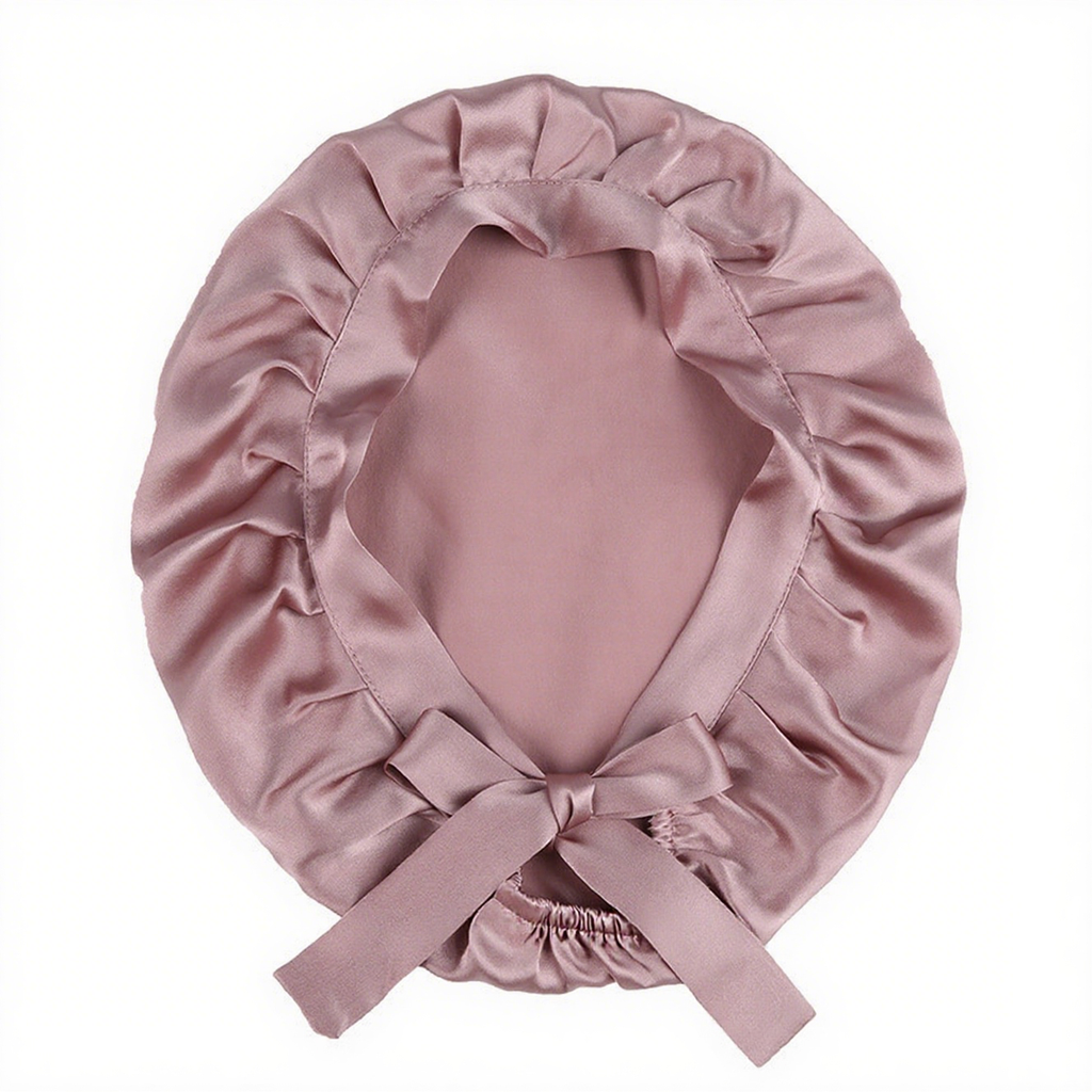 Bath cap silk headscarf cap women's hair care cap