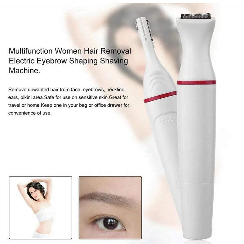 Five-in-One Multi-Functional Women's Electric Eyebrow Trimmer Portable Travel Hair Removal Device Full Body Shaver