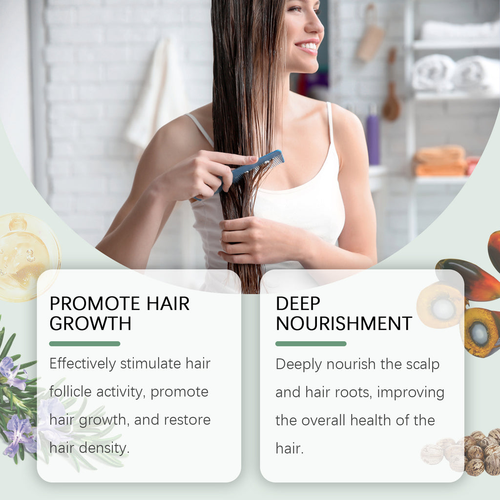 Hoegoa Rosemary Hair Balm Gently Pamper And Nourish Scalp, Repair Dry And Irritated Hair With Rosemary Balm