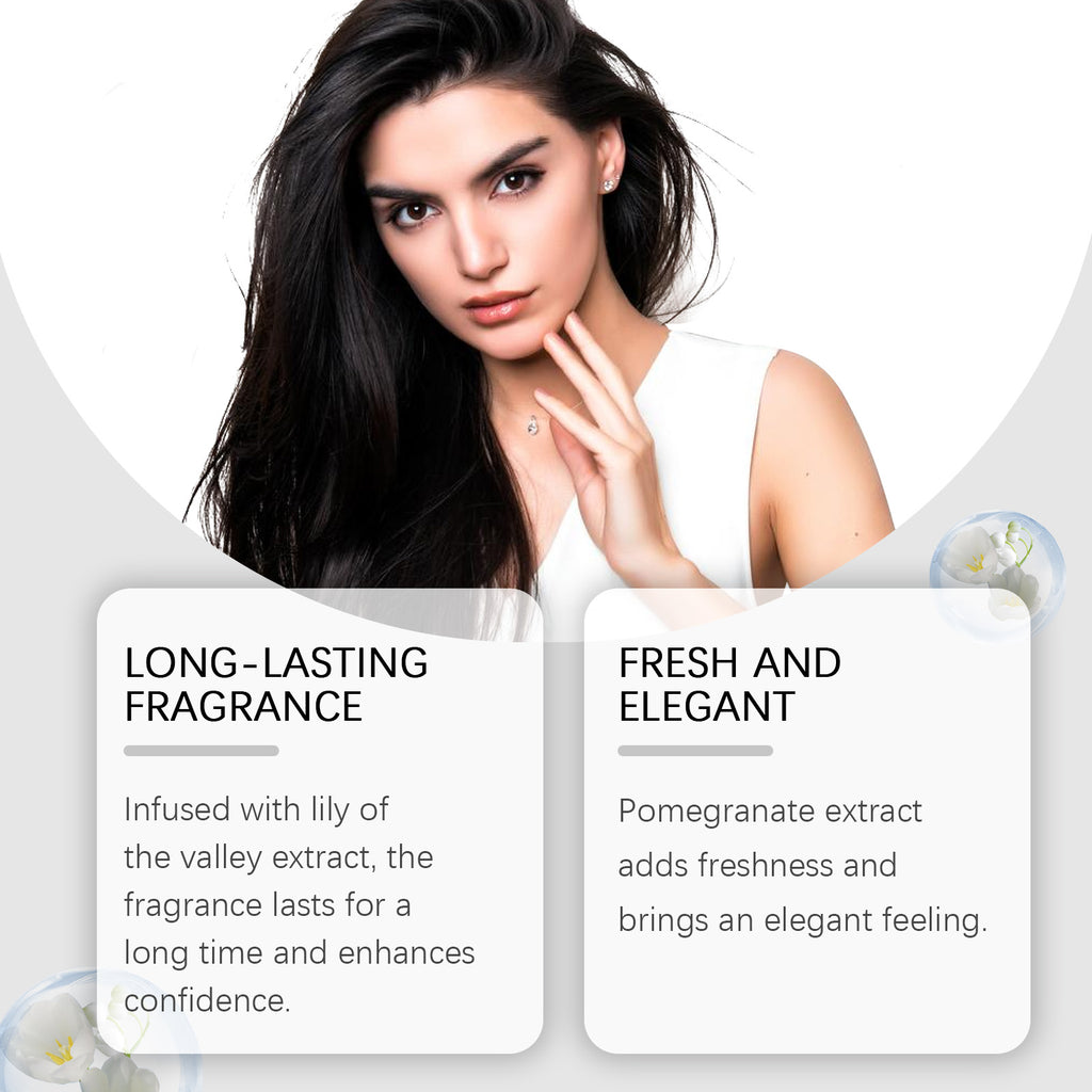 Roxelis Women's Lily Of The Valley Perfume Natural Fresh Lasting Fragrance Date Release Charming Atmosphere Pheromone Fragrance