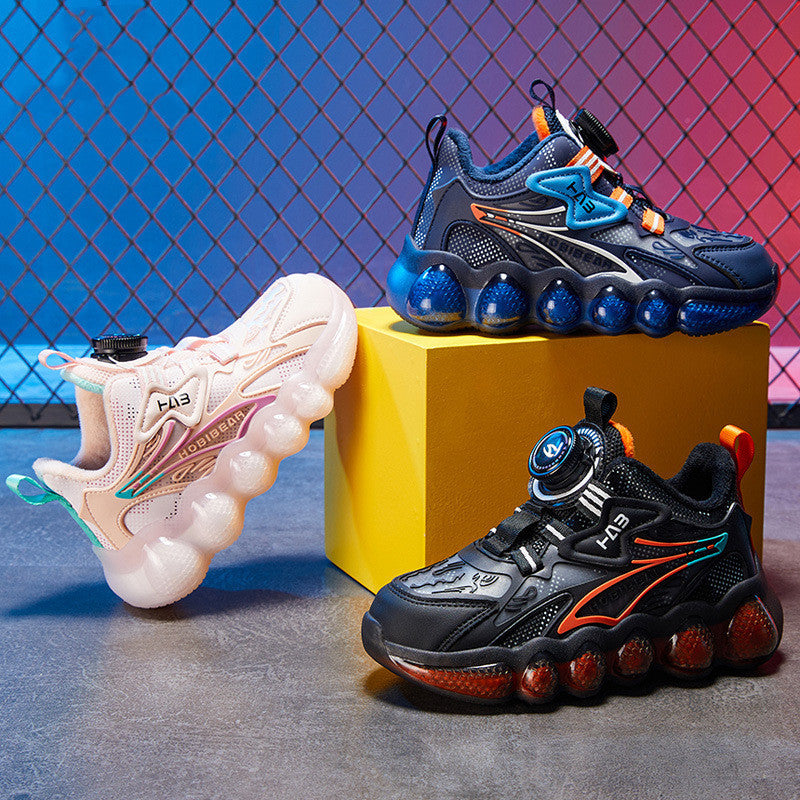 Boys' Sneakers Girls' Daddy Shoes Knob Button