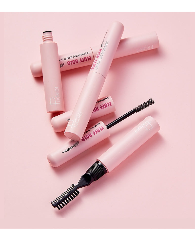 European And American Double-headed With Brow Groomer Eyebrows Hair Styling Cream Colorless