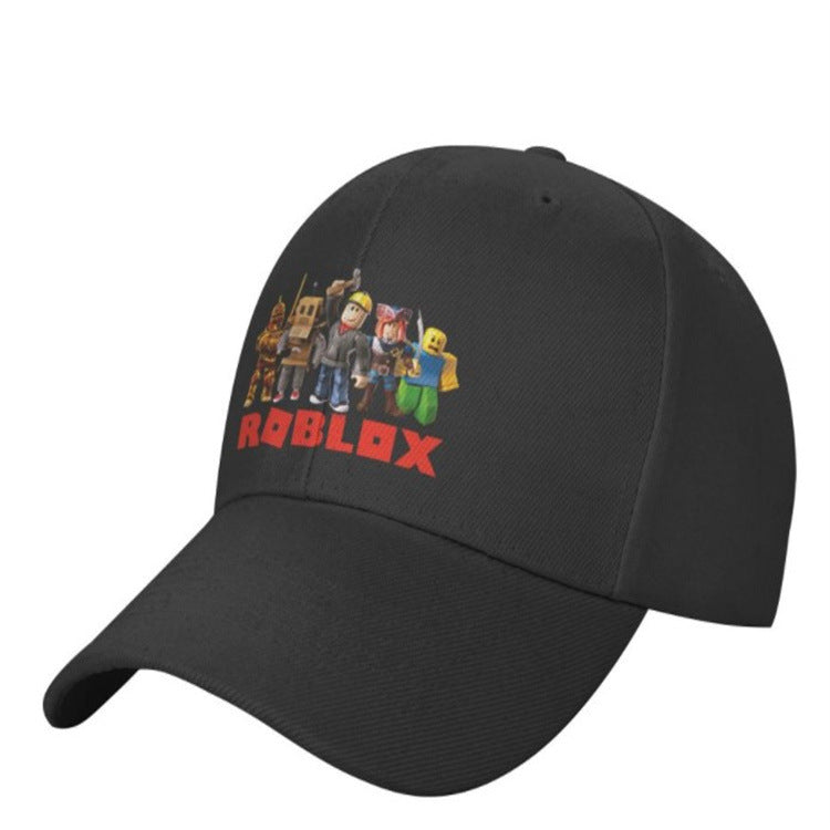 Summer printed baseball sports casual duckbill cap