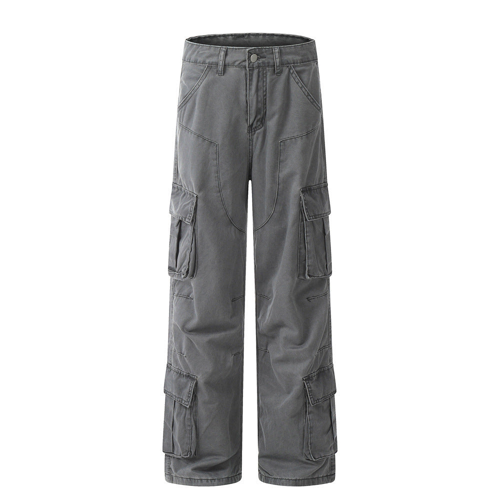 Fashion Personality Multi-pocket Cargo Pants Men