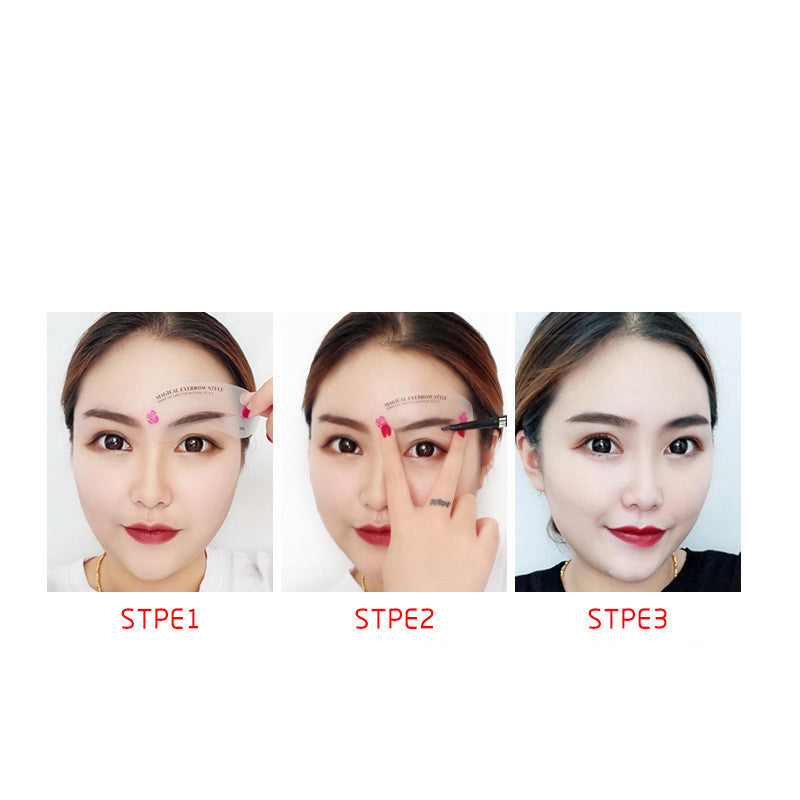 Thrush Card Threading Word Eyebrow Makeup Tools Threading Artifact Thrush Aid Card Eyebrows Mold