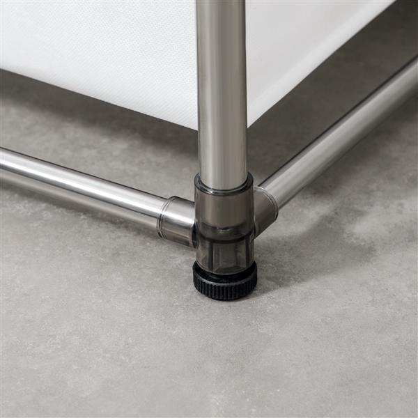 Laundry Basket 2 Tiers Laundry Sorter With 4 Removable Bags For Sorting Clothes, Laundry, Light, Dark Laundry