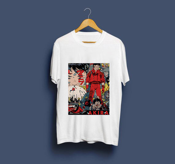 Neo Tokyo Awesome Guys T Shirt Man New Akira The Capsule T-Shirt Japan Anime Custom Tee Company T-shirts For Men