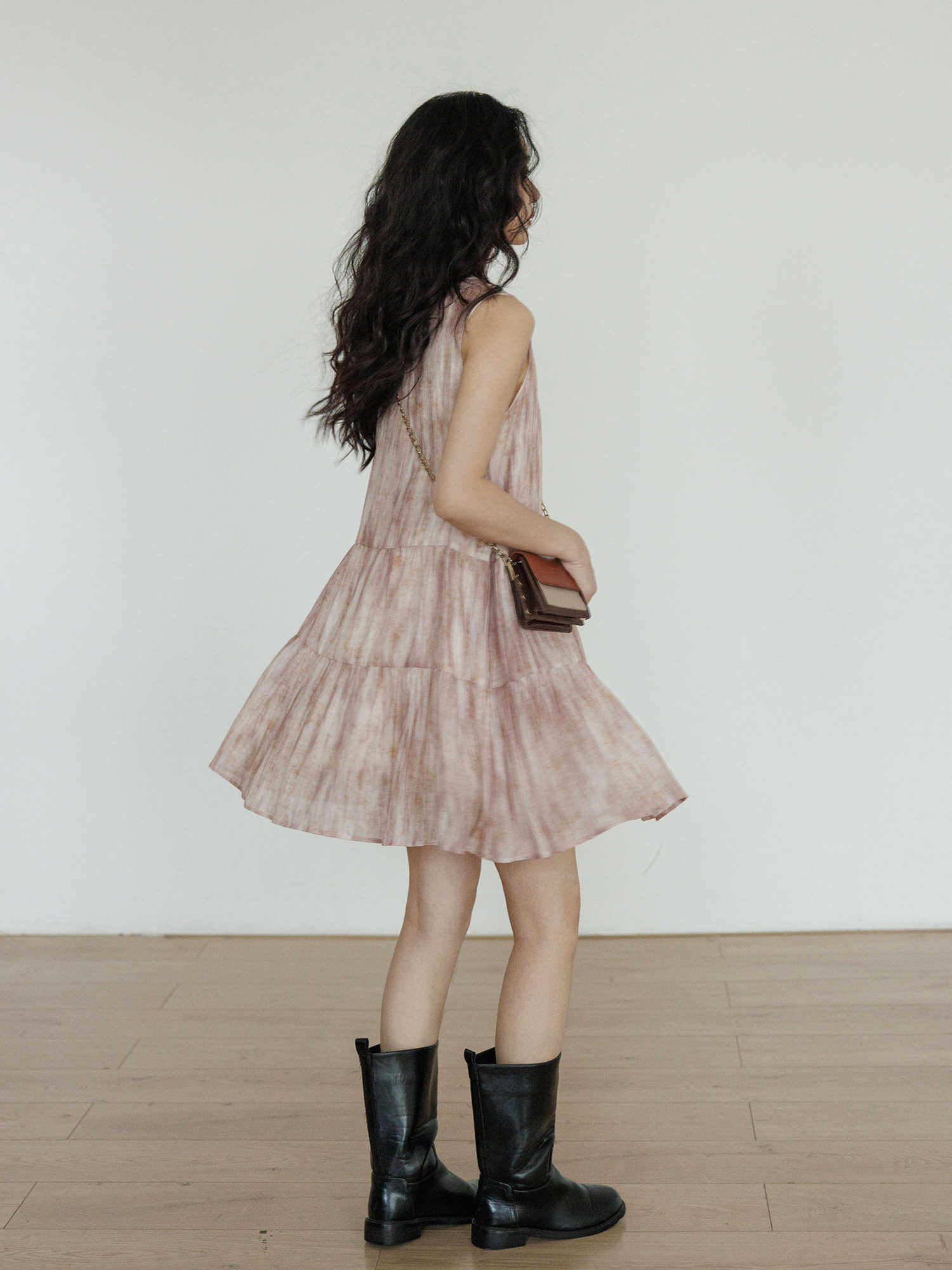 New Chinese Women's Clothing Sleeveless Halter Dress