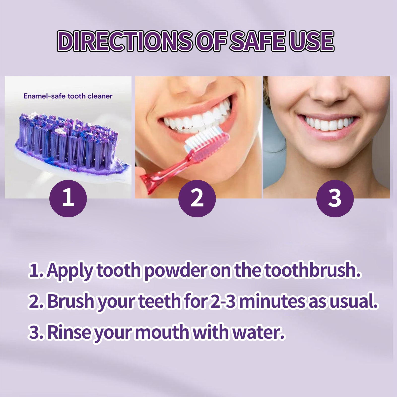 Oralhoe Repair Dental Tooth Powder, Whitening Tooth Powder Remove Yellow Mint Fresh Remove Residue To Clean Tooth Stains