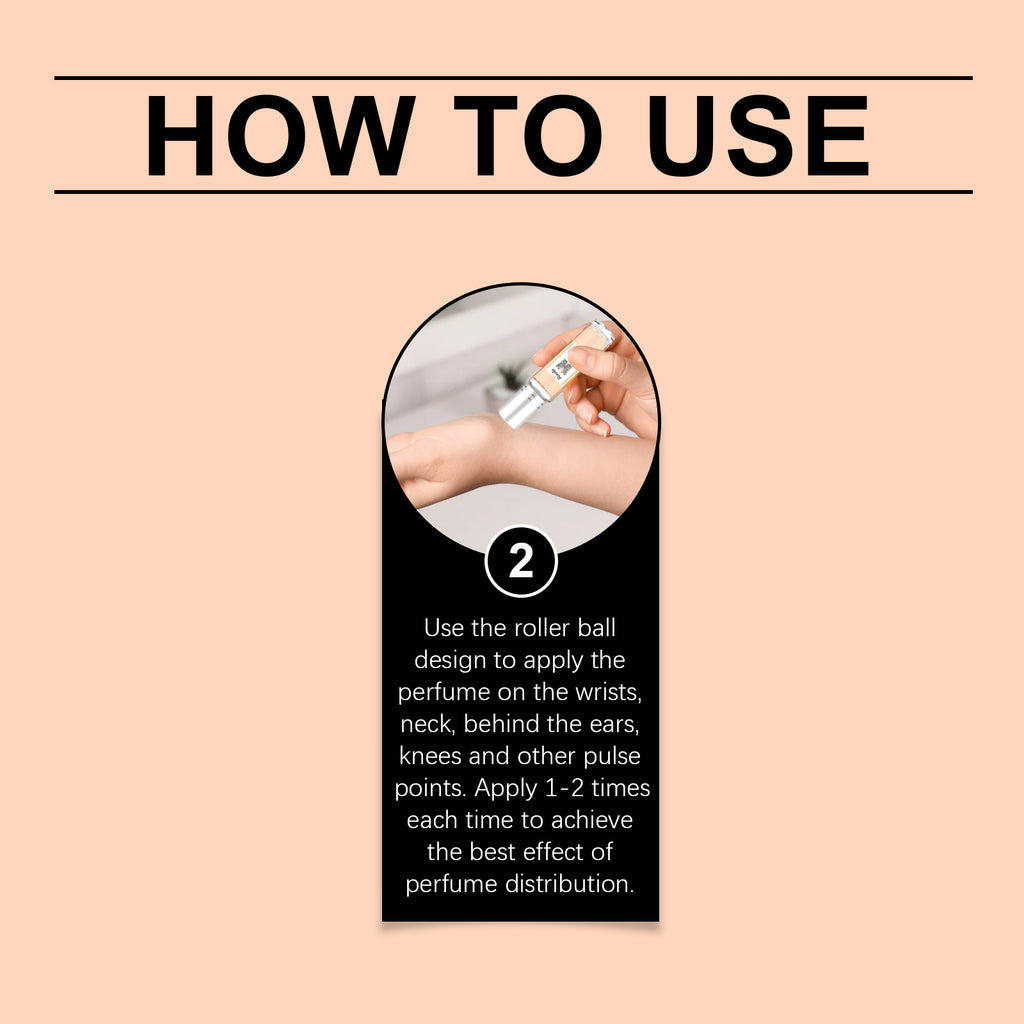 Roxelis Roll-On Jasmine Perfume Lasting Fragrance Portable Vial Perfume Charming Charm Perfume Pheromone Fragrance