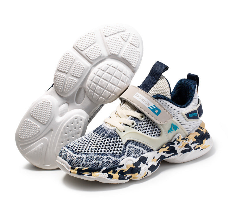 Hollow flying knit sneakers