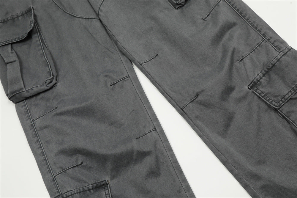 Fashion Personality Multi-pocket Cargo Pants Men