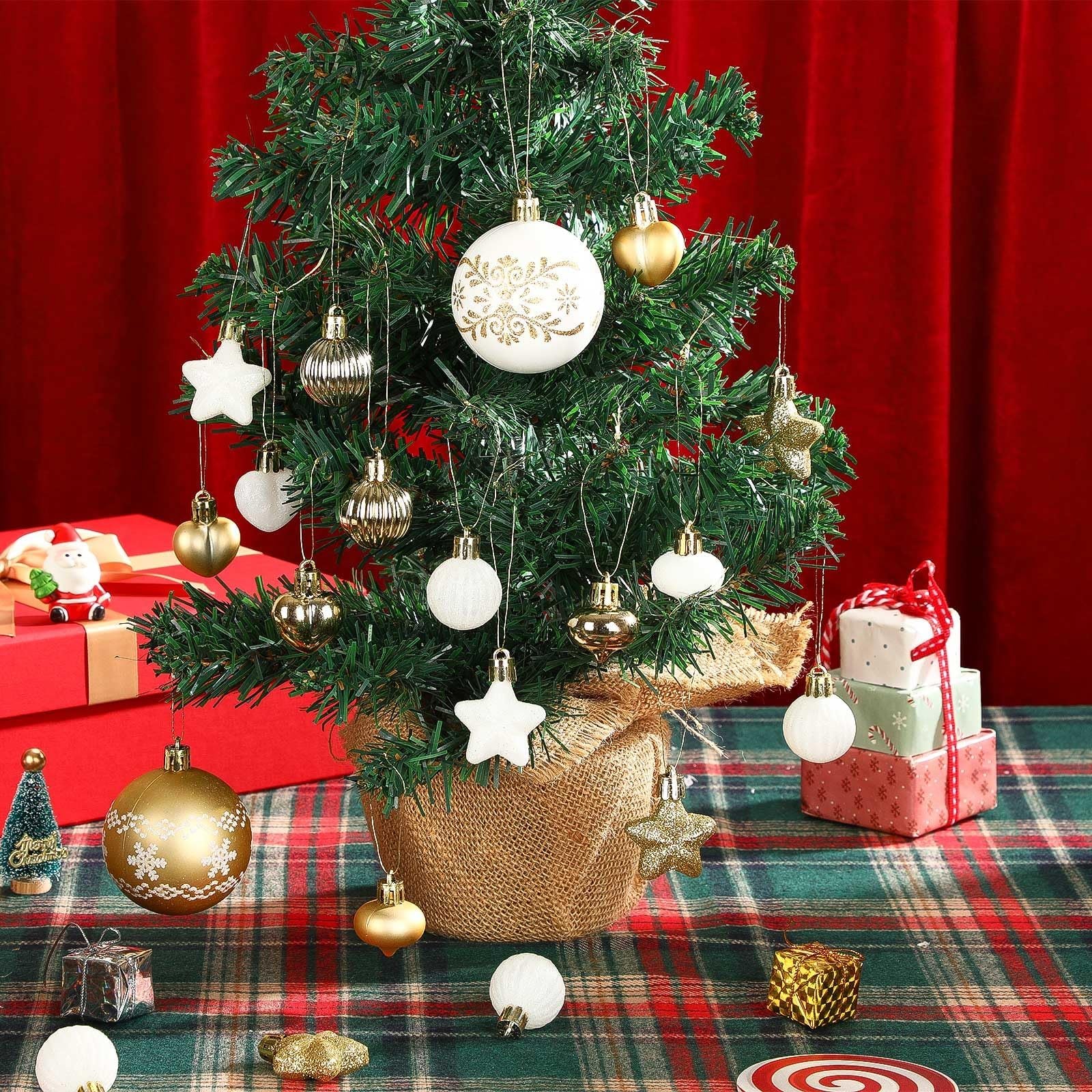 Christmas Ball Decorations Nordic 52PCS Christmas Tree Decorations Christmas Decorations Christmas Decorations Balls 6cm Entrance Garland Decorations Christmas Decorations,132-8465-TJ