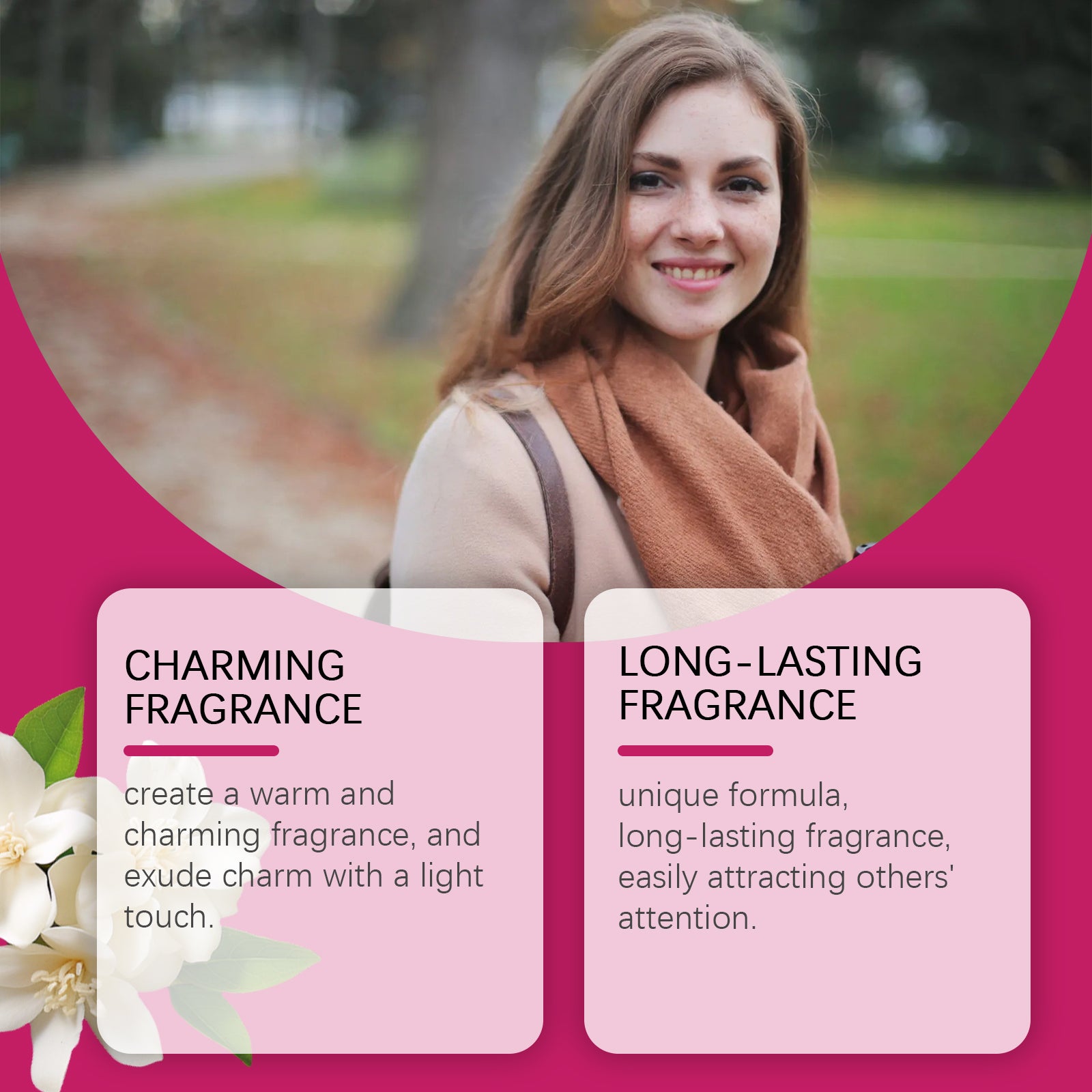 Roxelis Ladies' Roll-On Perfume, Niche Fresh Unique Fragrance Confident Charm Elegant Temperament To Enhance The Ball Perfume