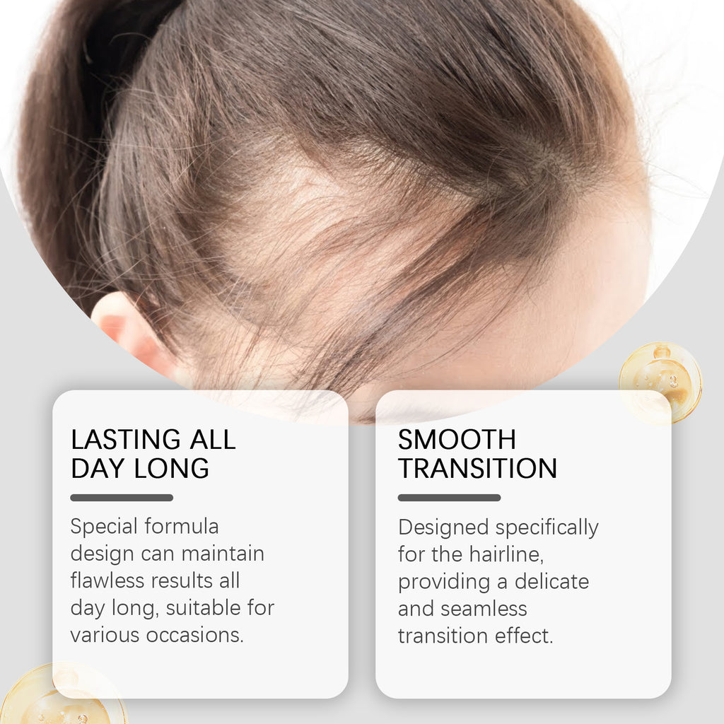 Hoegoa Light Brown Volumizing Hair Powder Hair Shade Powder Embellishes Forehead Refreshing Long-Lasting Styling Hair